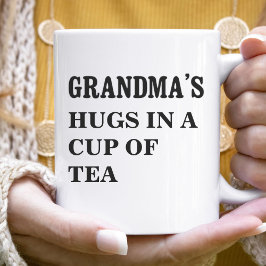 Oma in einer Tasse Tee Valentine Oma