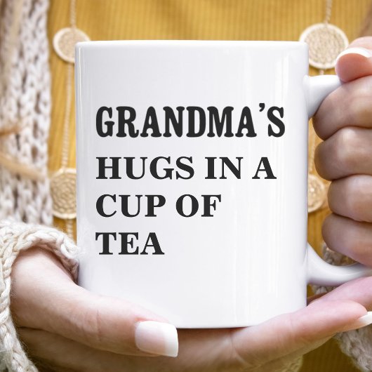 Oma in einer Tasse Tee Valentine Oma