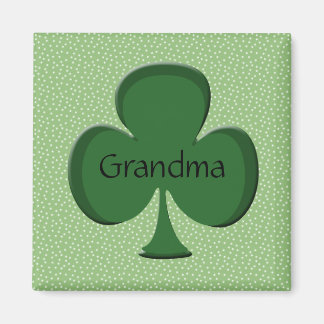 Oma Irish Kleeblatt Magnet