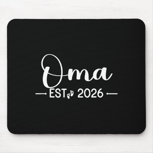 Oma ist 2026 New Matching Mutter wird 2026 sein  Mousepad (Vorne)