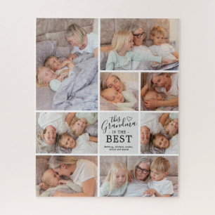Oma ist die beste FotoCollage Puzzle