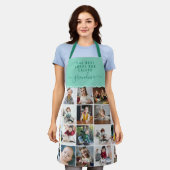 Oma ist die beste Koch-Minze-Fotosammlung Schürze (Getragen)