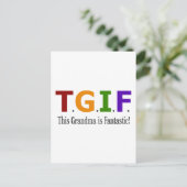 Oma ist fantastisch postkarte (Stehend Vorderseite)