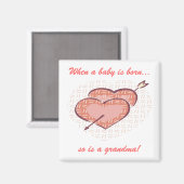 Oma ist Geboren Magnet (Vorderseite/Rückseite)