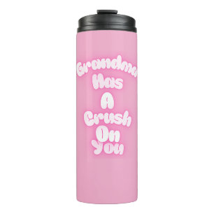 Oma ist in dich verknallt thermosbecher