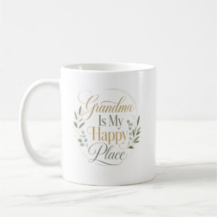 Oma ist mein glücklicher Geburtstag Kaffeetasse