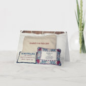 Oma ist mein glücklicher Ort Karte (Vorderseite)