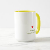 Oma ist mein glücklicher Ort Muttertag Tasse (VorderseiteRechts)