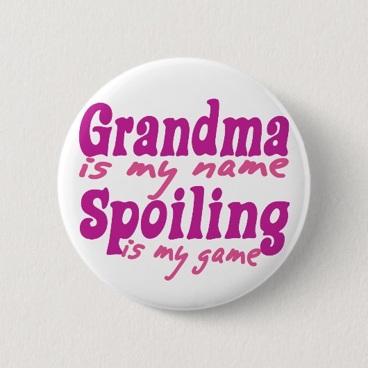 Oma ist mein Name Button (Vorderseite)