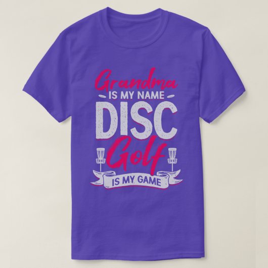 Oma ist mein Name Disk Golf ist mein Spiel T-Shirt (Design vorne)