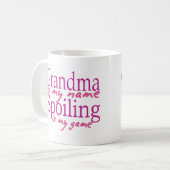 Oma ist mein Name Kaffeetasse (Vorderseite Links)