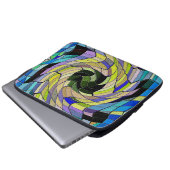 Oma ist Quilt...... Laptopschutzhülle (Vorne Knopf)