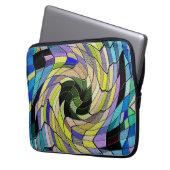 Oma ist Quilt...... Laptopschutzhülle (Vorderseite Links)