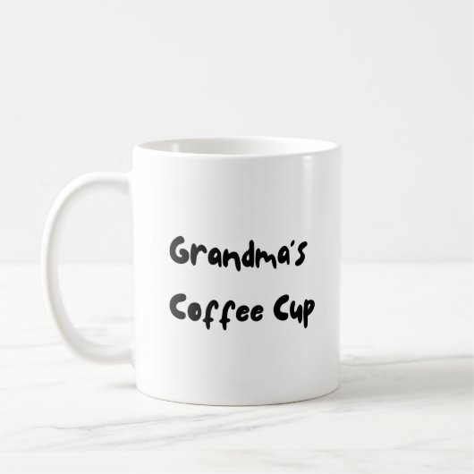 Oma-Kaffee-Cup Kaffeetasse (Links)