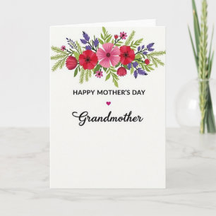 Oma-Karten zum Botanischen Muttertag Karte