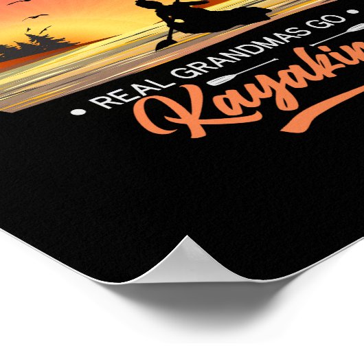 Oma Kayaking Poster (Ecke)