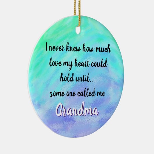 Oma Keramik Ornament (Rechts)