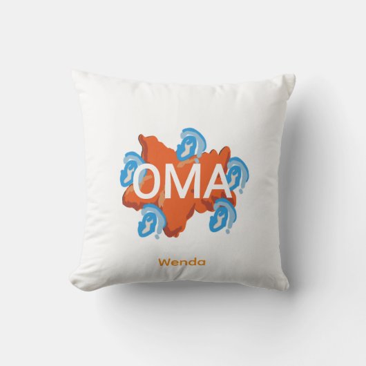 Oma  kissen (Vorderseite)