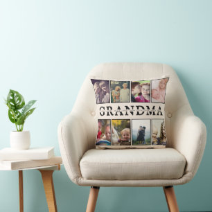 Oma-Kissen – 8 Fotos & Namen der Enkelkinder Kissen