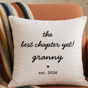 Oma-Kissen-Geschenk Bestes Kapitel bisher Kissen