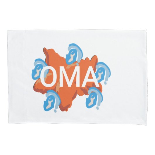 Oma  kissenbezug (Vorderseite)