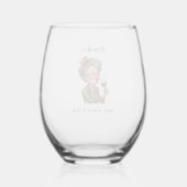 Oma Königin des Weines O’Clock Glas (Rückseite)