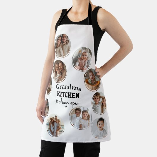 Oma Küche ist immer offen Collage Fotos Schürze (InSitu)