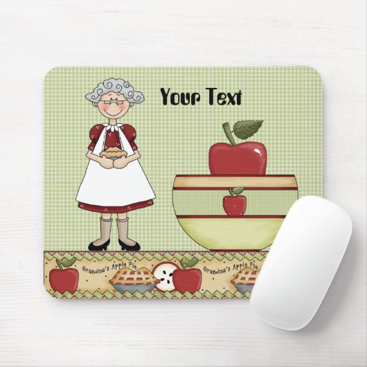 Oma-Kuchen-Mousepad Mousepad (Mit Mouse)