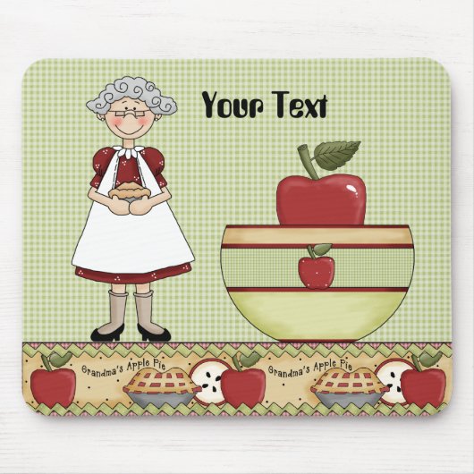 Oma-Kuchen-Mousepad Mousepad (Vorne)