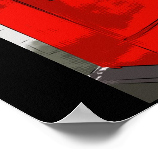 Oma-Kühlschrank Poster (Ecke)