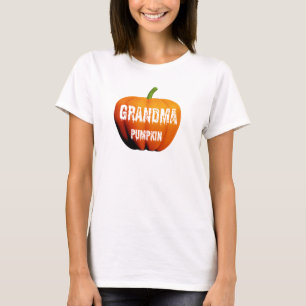 Oma-Kürbis-Halloween-Design T-Shirt