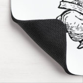 Oma las dir eine Cartoon-Illustration Mousepad (Ecke)