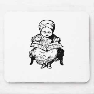 Oma las dir eine Cartoon-Illustration Mousepad