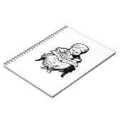 Oma las dir eine Cartoon-Illustration Notizblock (Linke Seite)
