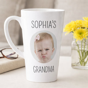 Oma Latte Tasse mit Baby Foto Individuelles Gesche