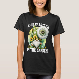 Oma Leben ist besser im Gartenzwerg für Ruhestand T-Shirt