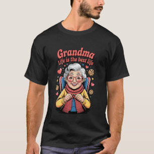 Oma Leben Ist Das Beste Leben Süße Großeltern Nan T-Shirt