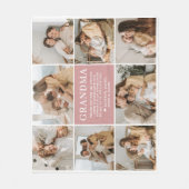 Oma Letter Custom Personalisiert Fleece Blanket (Vorderseite)