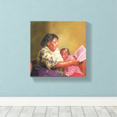 Oma-Liebe 1995 Leinwanddruck (Insitu (Holzboden))