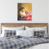 Oma-Liebe 1995 Leinwanddruck (Insitu (Schlafzimmer))