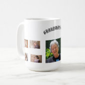 Oma Liebe 9 Fotos Kaffeetasse (Vorderseite Links)