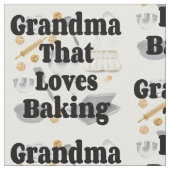 Oma Liebe Baking Stoff (Nahaufnahme)