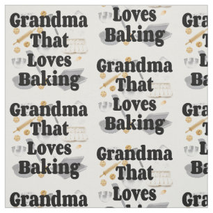 Oma Liebe Baking Stoff