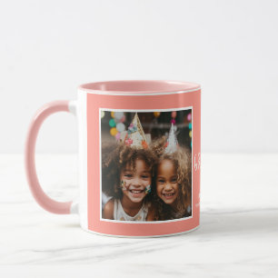 Oma Liebe dich 2 Fotos Modern Coral C105 Tasse