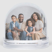 Oma Liebe Du fotografisches Collage Schneeglobe Schneekugeln (Rückseite)