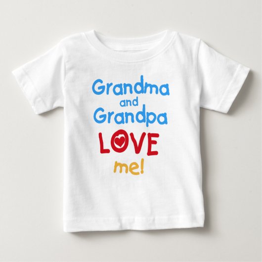 Oma Liebe Oma Baby T-shirt (Vorderseite)