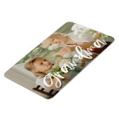 Oma Liebe Script Personalisiert Foto Geschenk Magnet (Linke Seite)