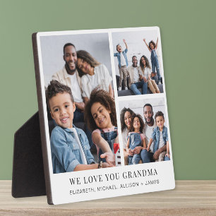 Oma Liebe Sie 3 Foto Collage Fotoplatte