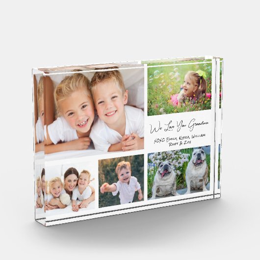 Oma Liebe Sie FotoCollage Fotoblock (Links)