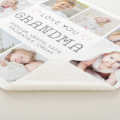 Oma Liebe Sie hören 10 Foto Personalisiert Sherpadecke (3/4)